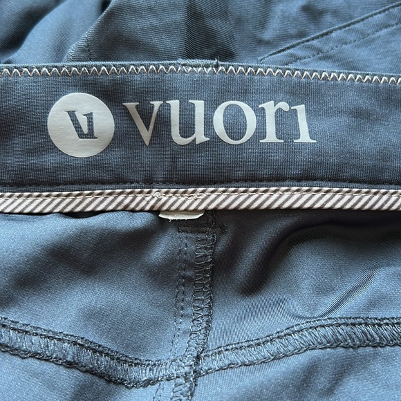Vuori Meta Pant Athletic Slim Fit 28 inch Navy Blue Trouser Stretch Pockets 36 - Picture 9 of 11